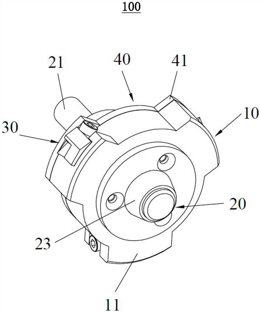 A flower batching machine and its automatic tool changing mechanism