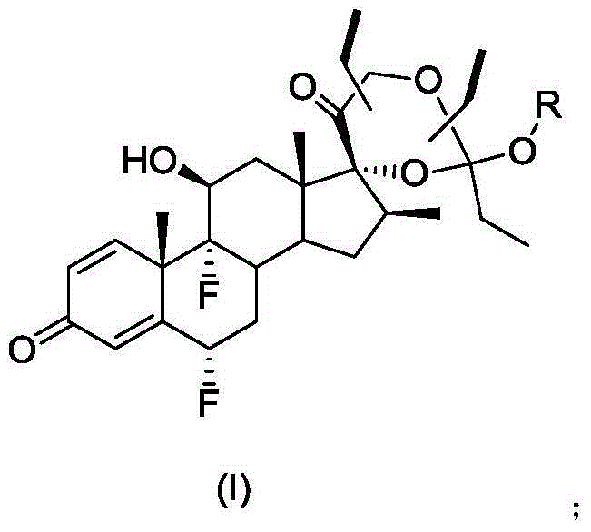 The synthetic method of fluticasone propionate key intermediate