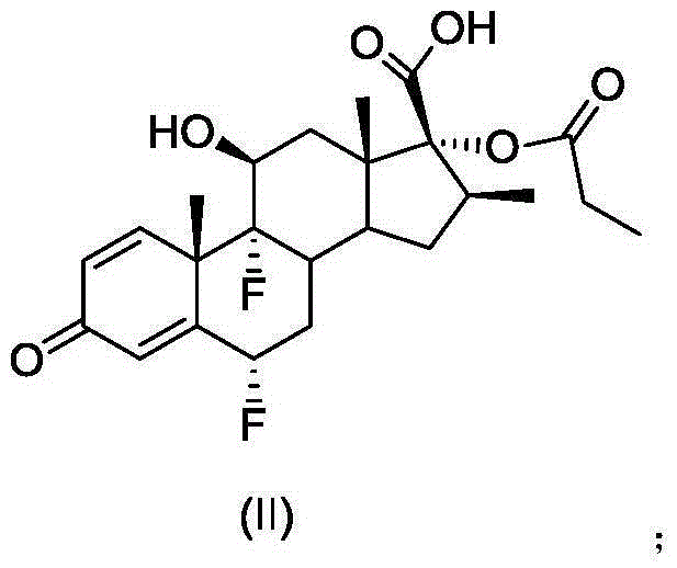 The synthetic method of fluticasone propionate key intermediate