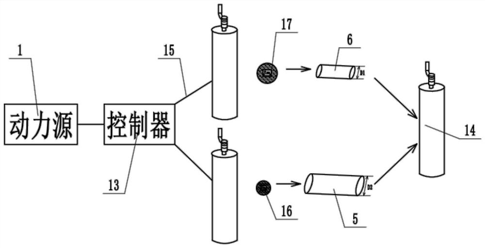Cleaning device for air compressor cooling system