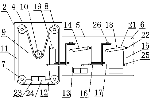 A water-saving indoor floor cleaning vehicle