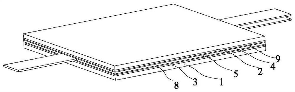 Zinc ion driven titanium dioxide electrochromic device and preparation method thereof