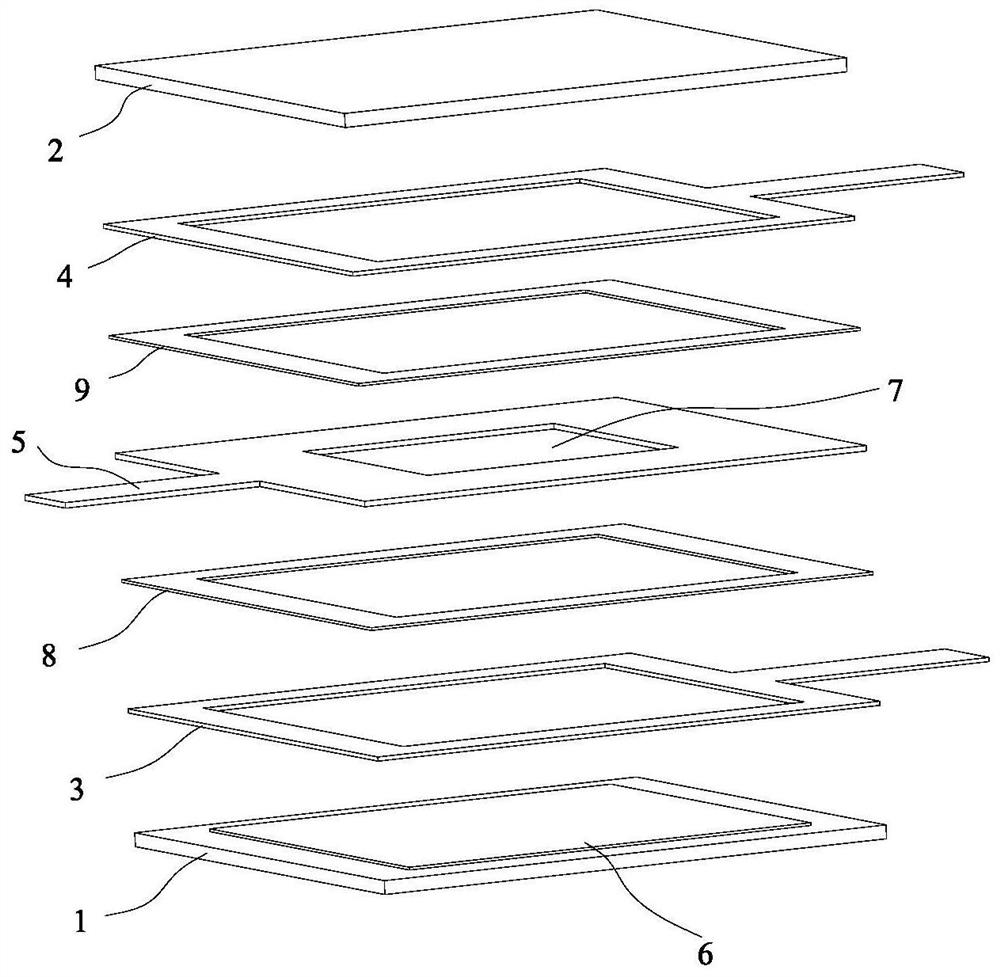 Zinc ion driven titanium dioxide electrochromic device and preparation method thereof