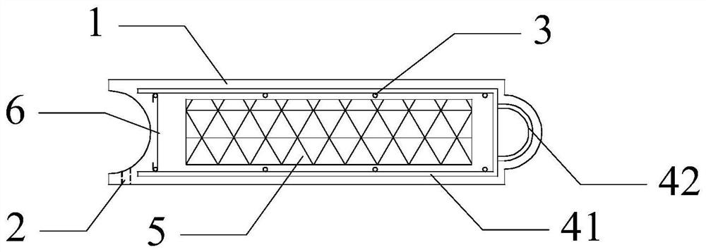 An assembled lightweight partition wall with a built-in filling box and its manufacturing method