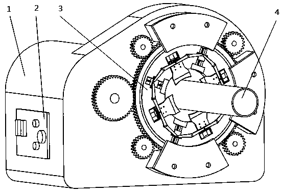 Rotary centrifugal multi-blade cutting machine