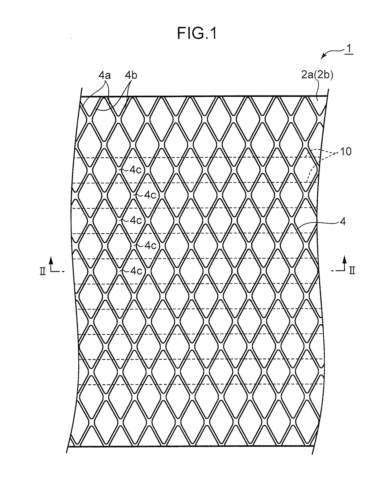 Production device and production method for composite stretchable member