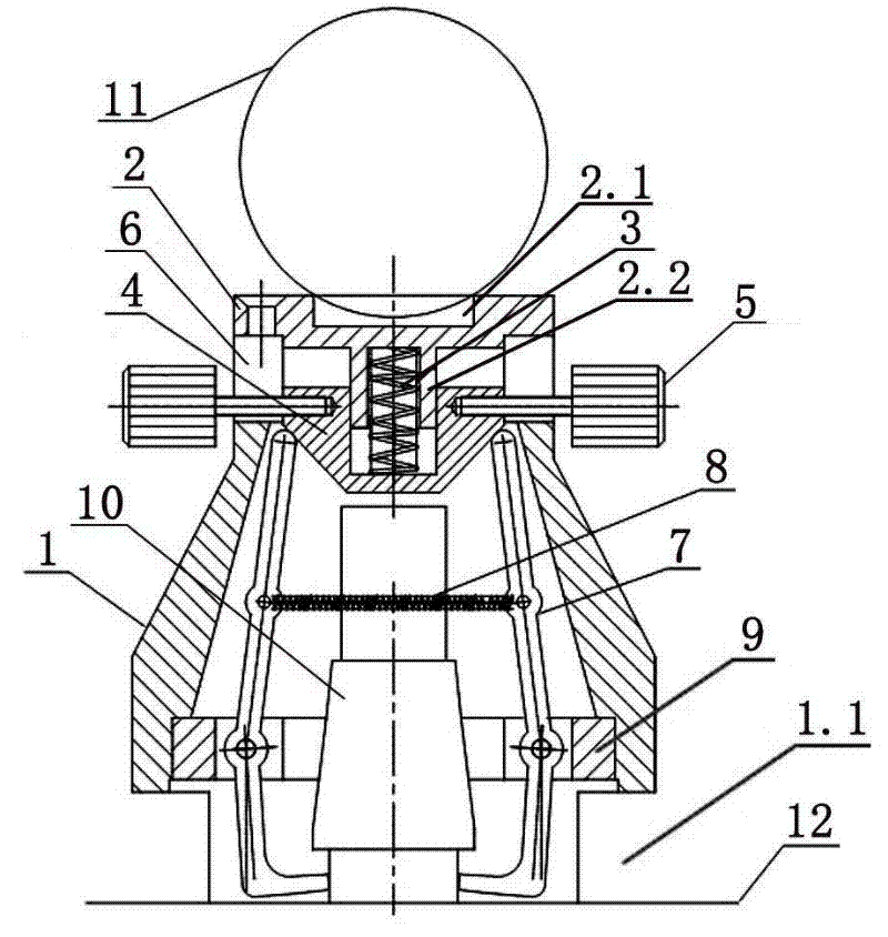 Tool for detecting steel die positioning pin of CRTSIII type track slab