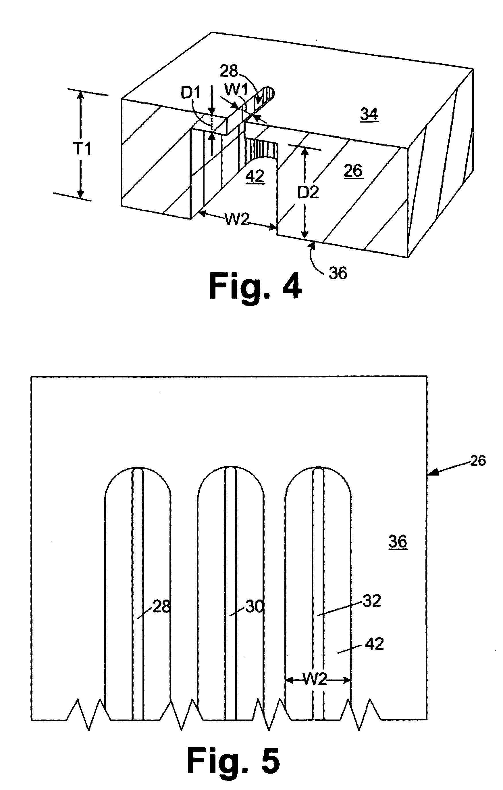 Microfluidic substrates having improved fluidic channels