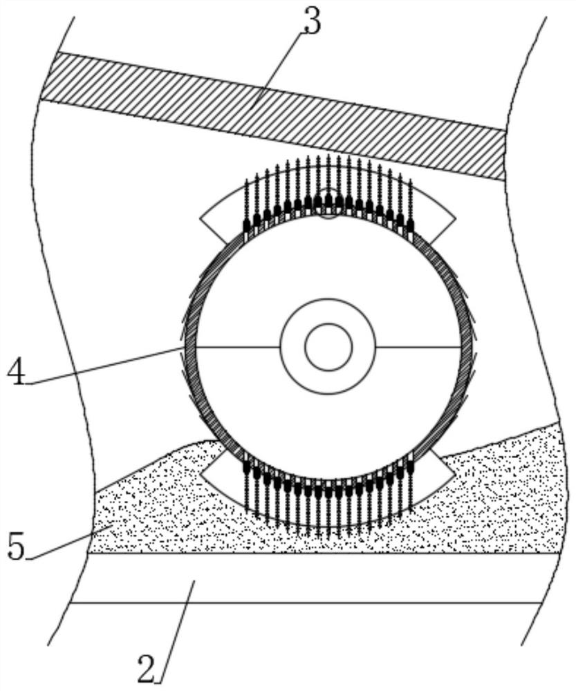 Cyclonic drainage cushion plate based on open balcony