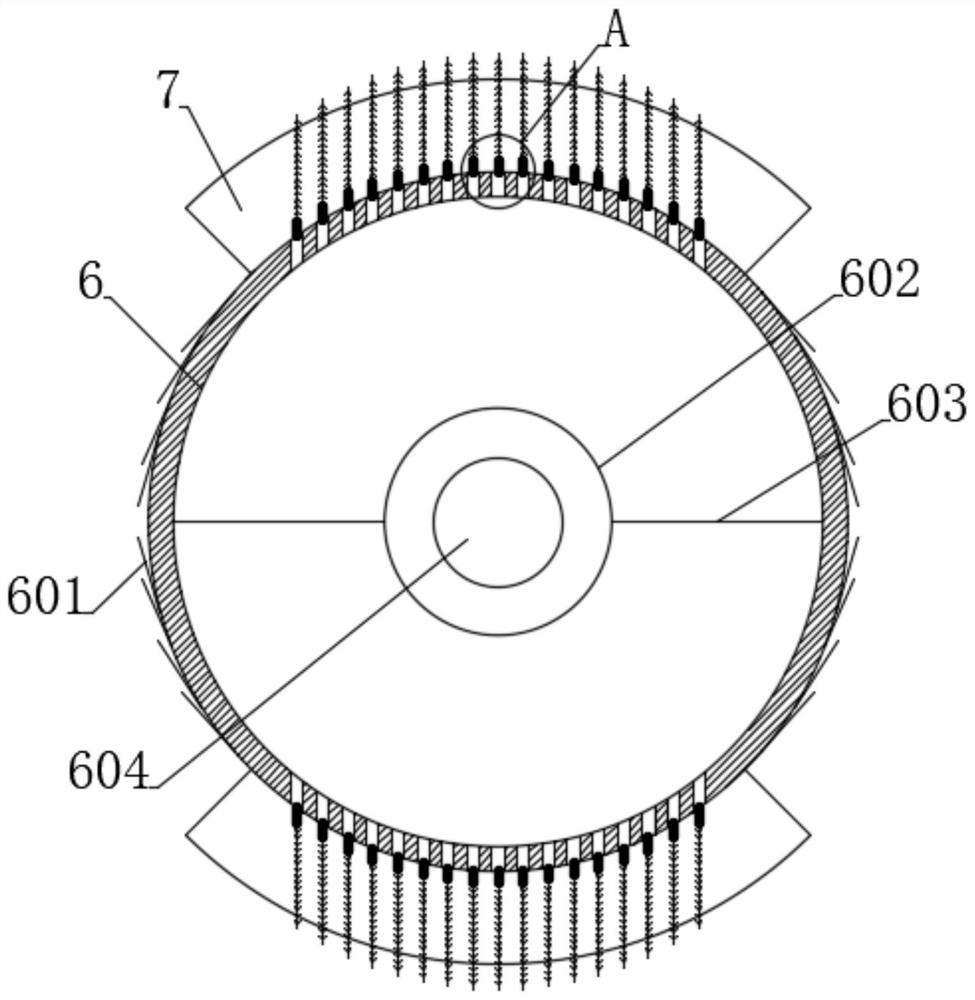 Cyclonic drainage cushion plate based on open balcony