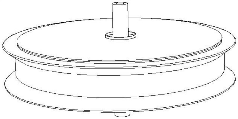 Closed rotary type annular turbojet steam wheel