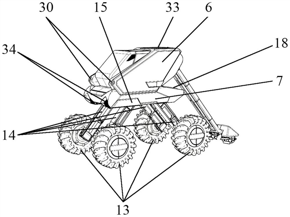 Terrace modular intelligent operation system based on unmanned aerial vehicle transfer