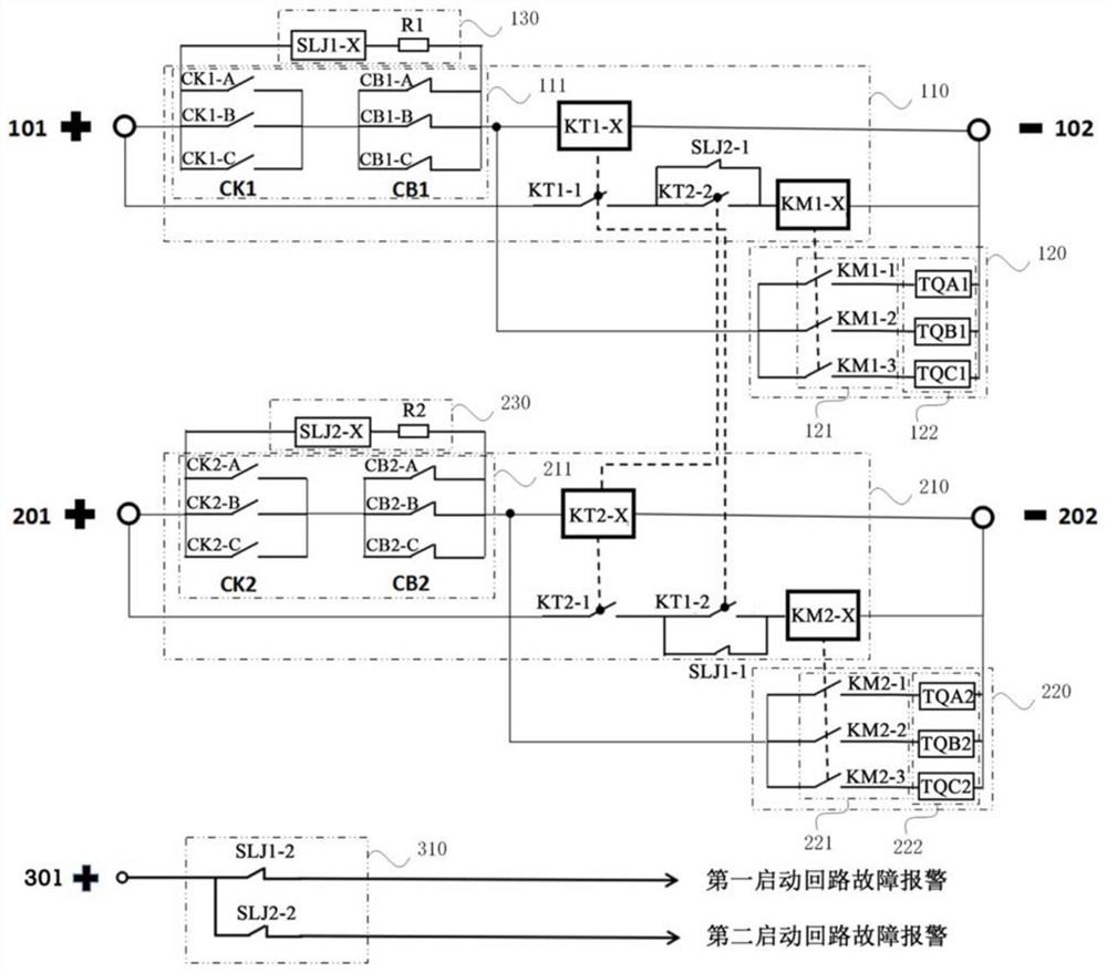 Circuit breaker body three-phase inconsistency protection maloperation prevention loop with monitoring function