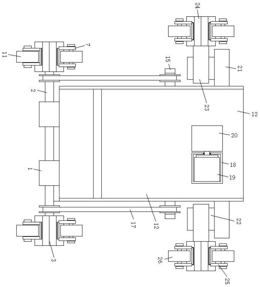 Device for conveniently transferring materials for interior decoration