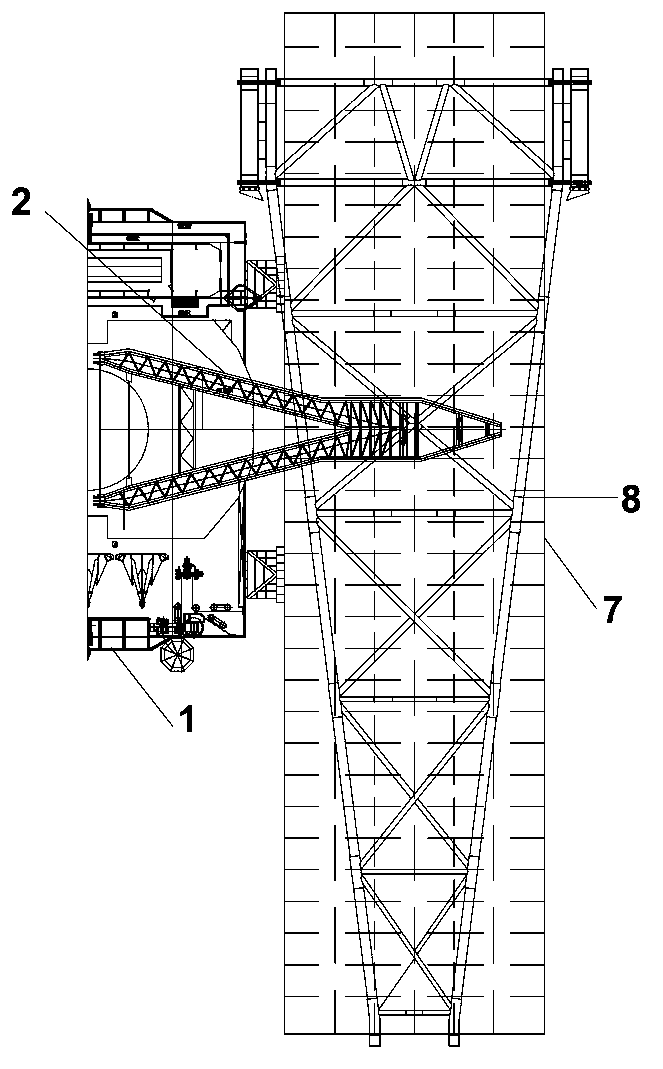 Method for righting jacket by using single cantilever gin pole and double hooks