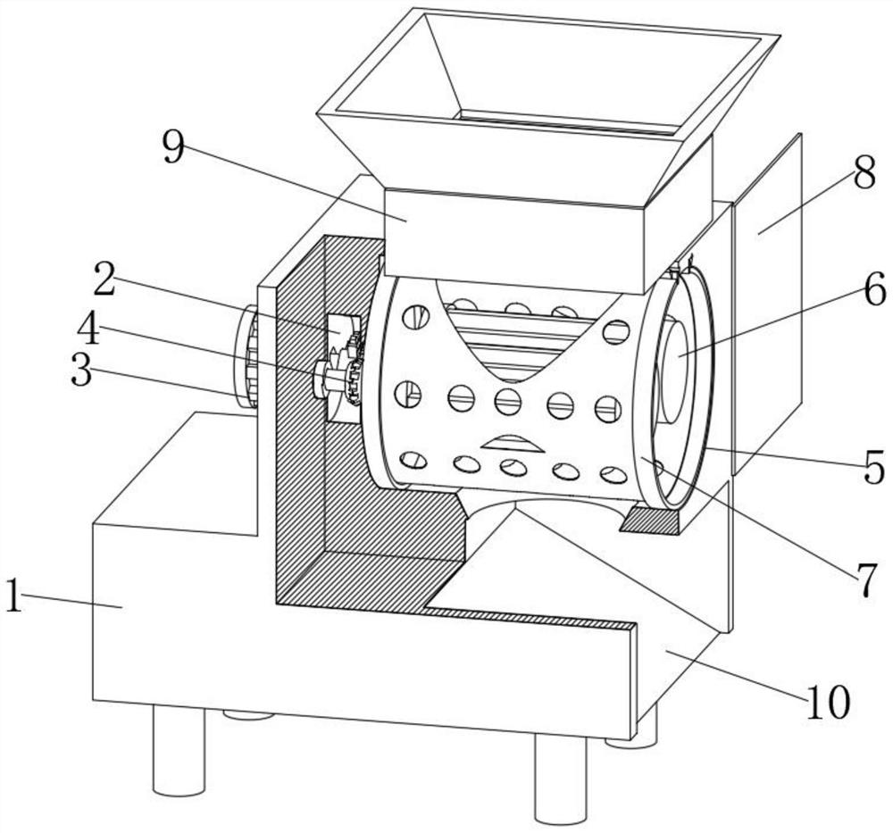 Double-roller oscillating granulator