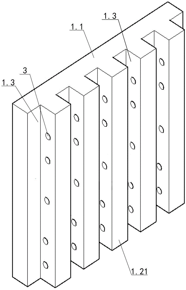 Structural heat-preservation integrated external wallboard, connecting structure and manufacturing method of structural heat-preservation integrated external wallboard