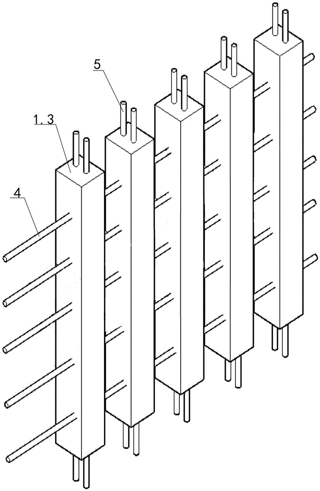 Structural heat-preservation integrated external wallboard, connecting structure and manufacturing method of structural heat-preservation integrated external wallboard