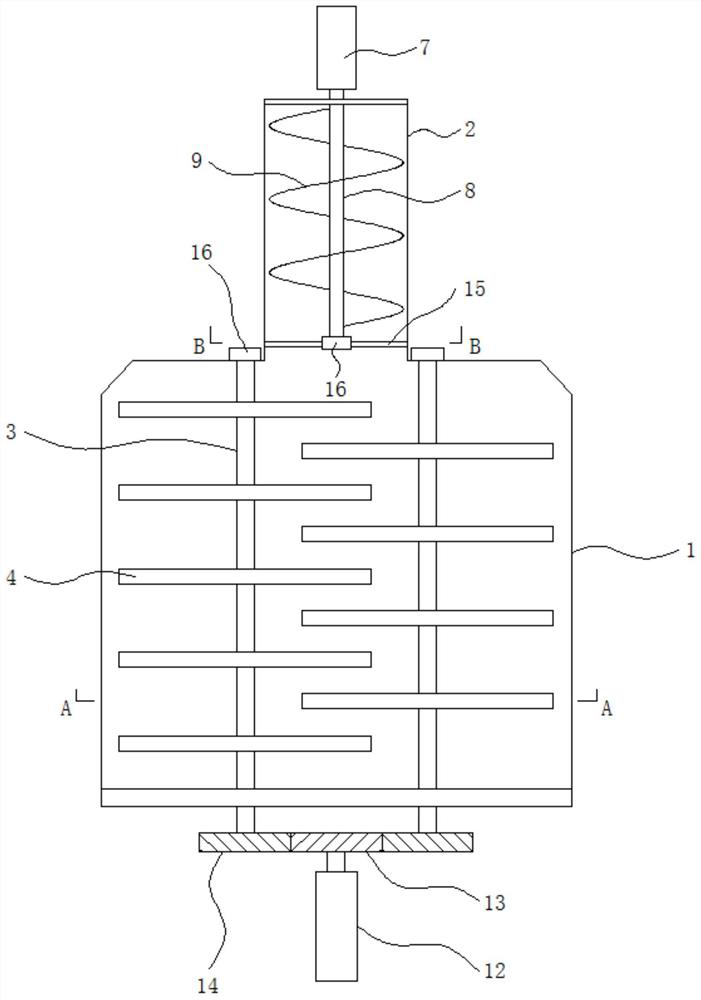 Mixing and tempering bin for burdening