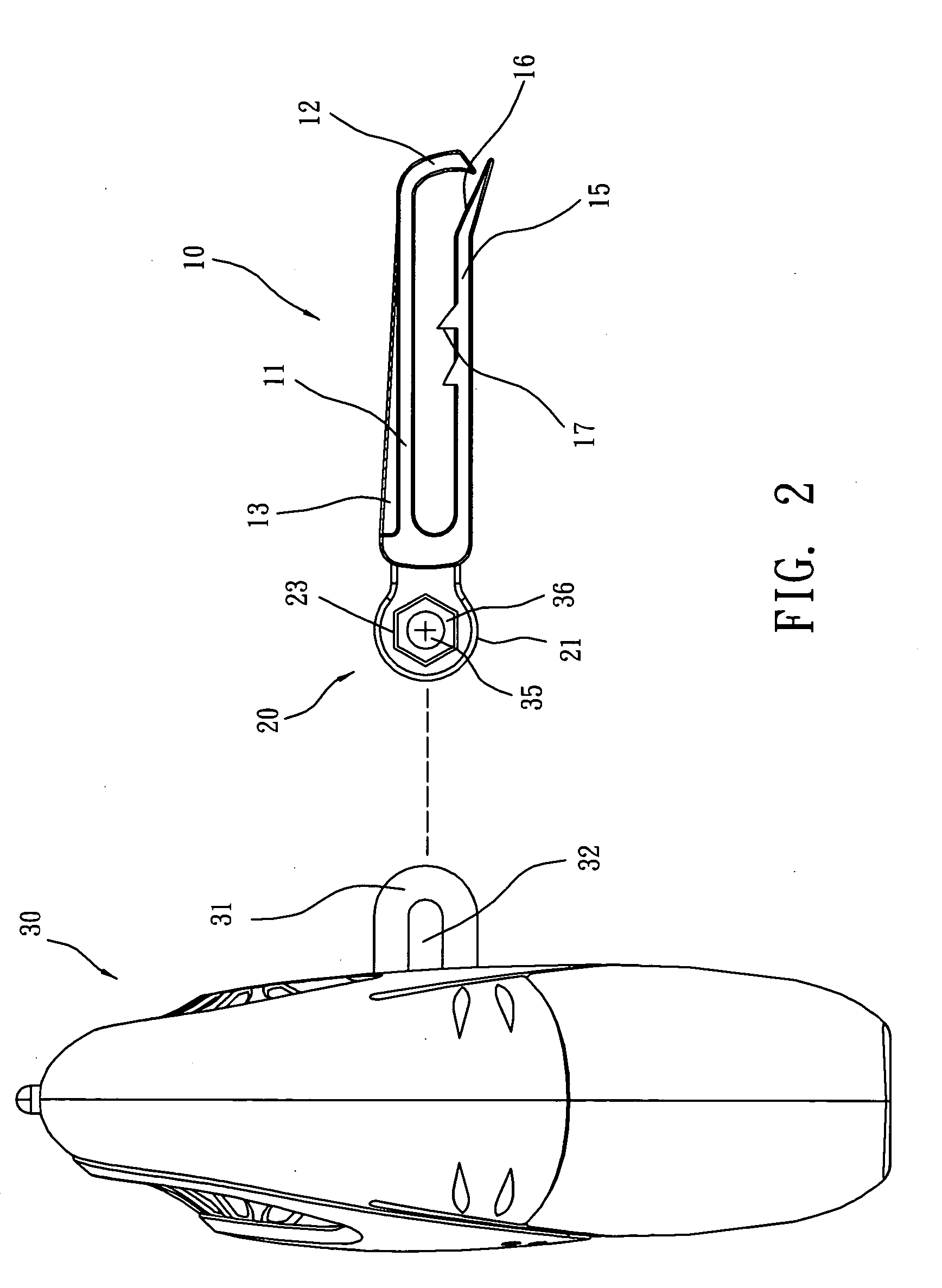 Retaining clip for attaching a fragrance container to a cool air vent of an air conditioner