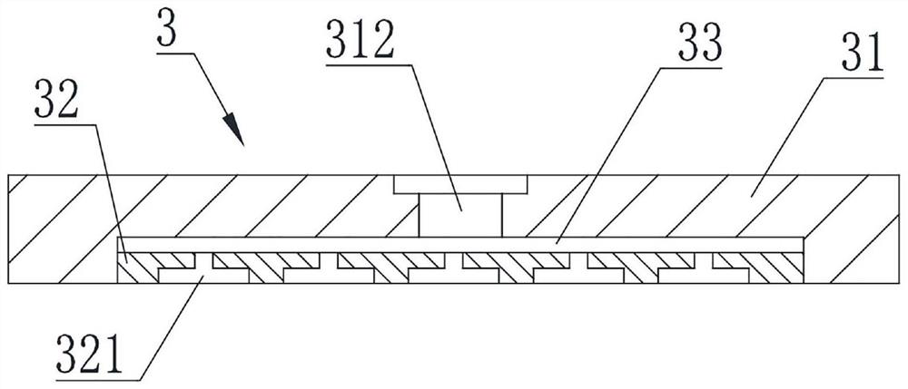A composite material automatic lay-up execution device