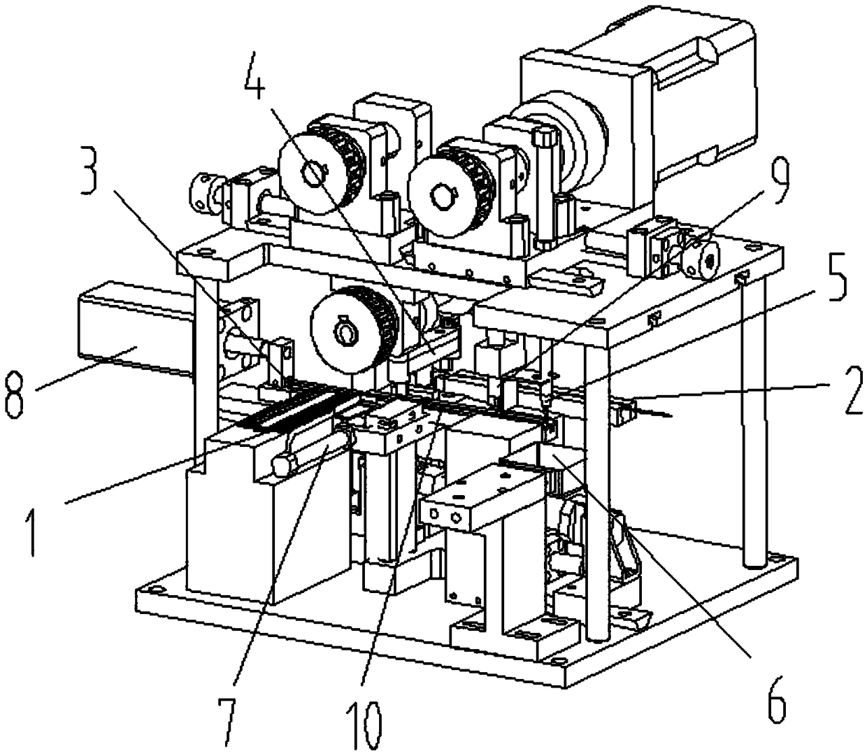 A riveting device for iron sheet products