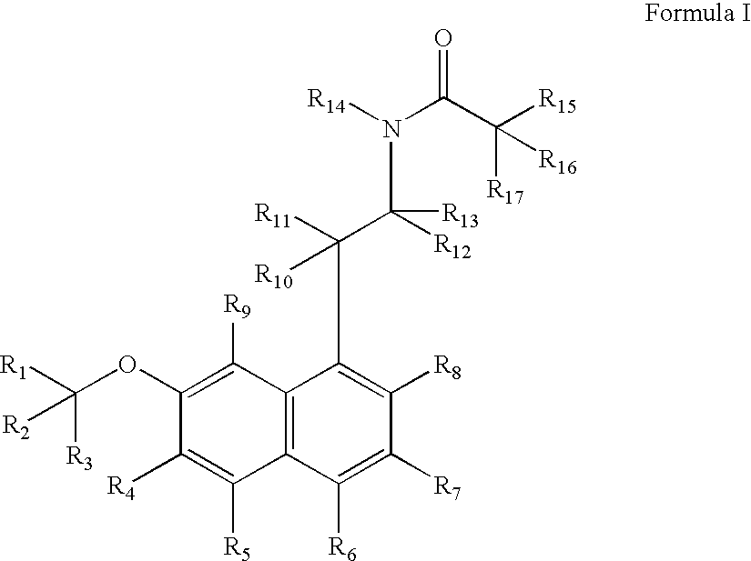 Substituted naphthalenes