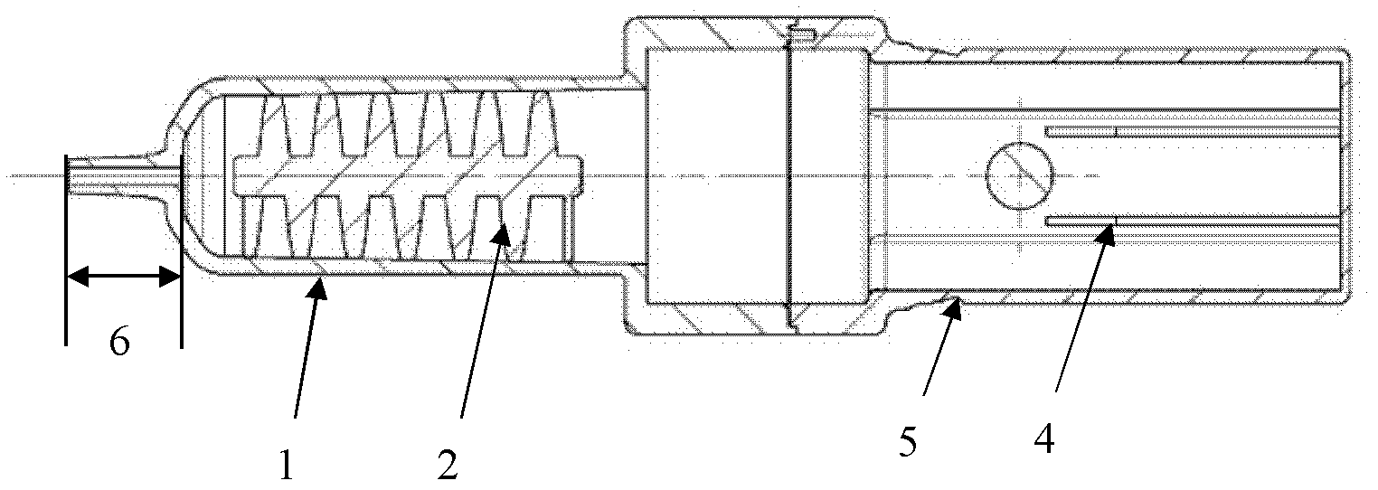 Sterilization process challenge test tube