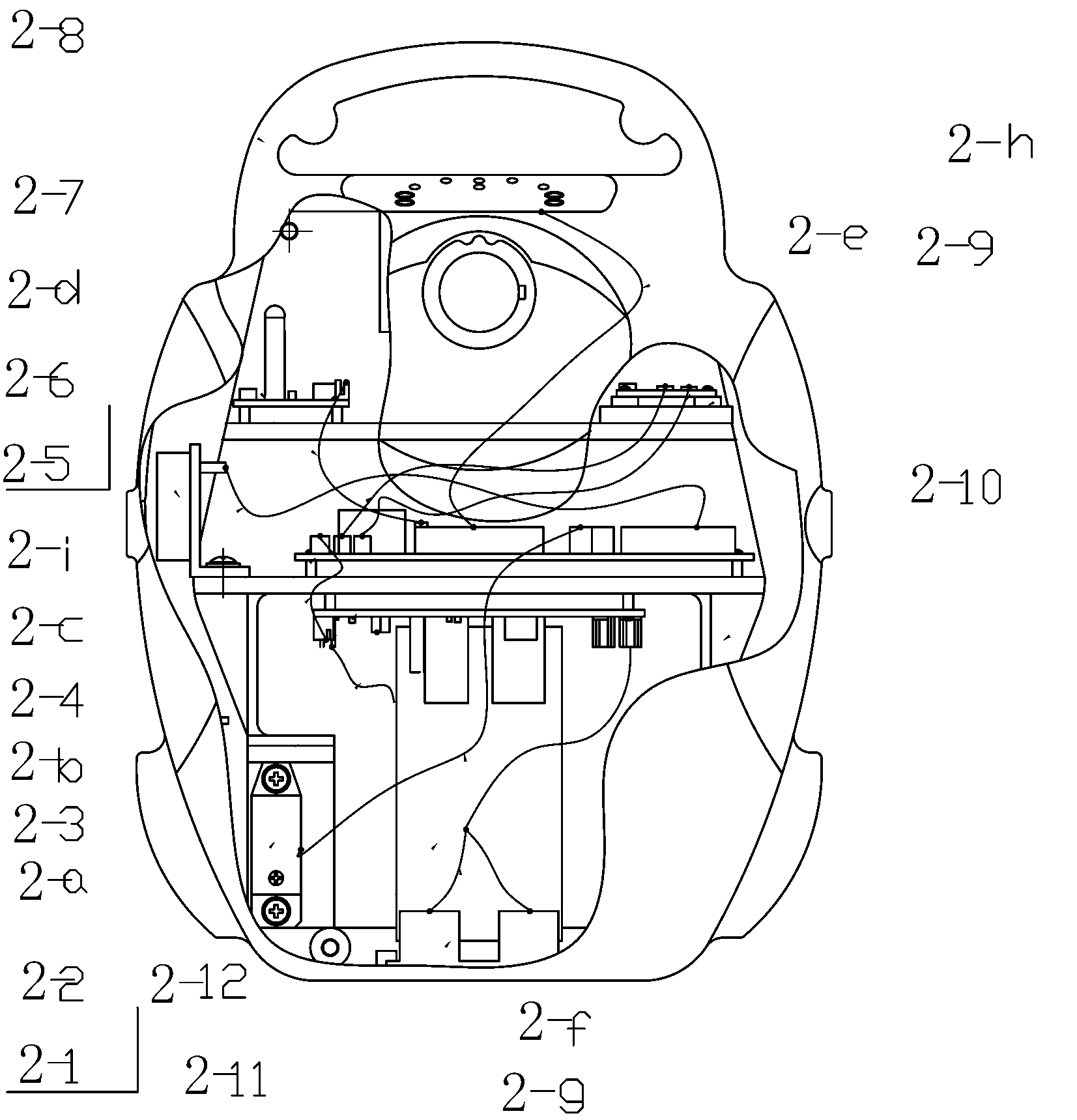 Fully computerized locator of trailer and measurement method thereof