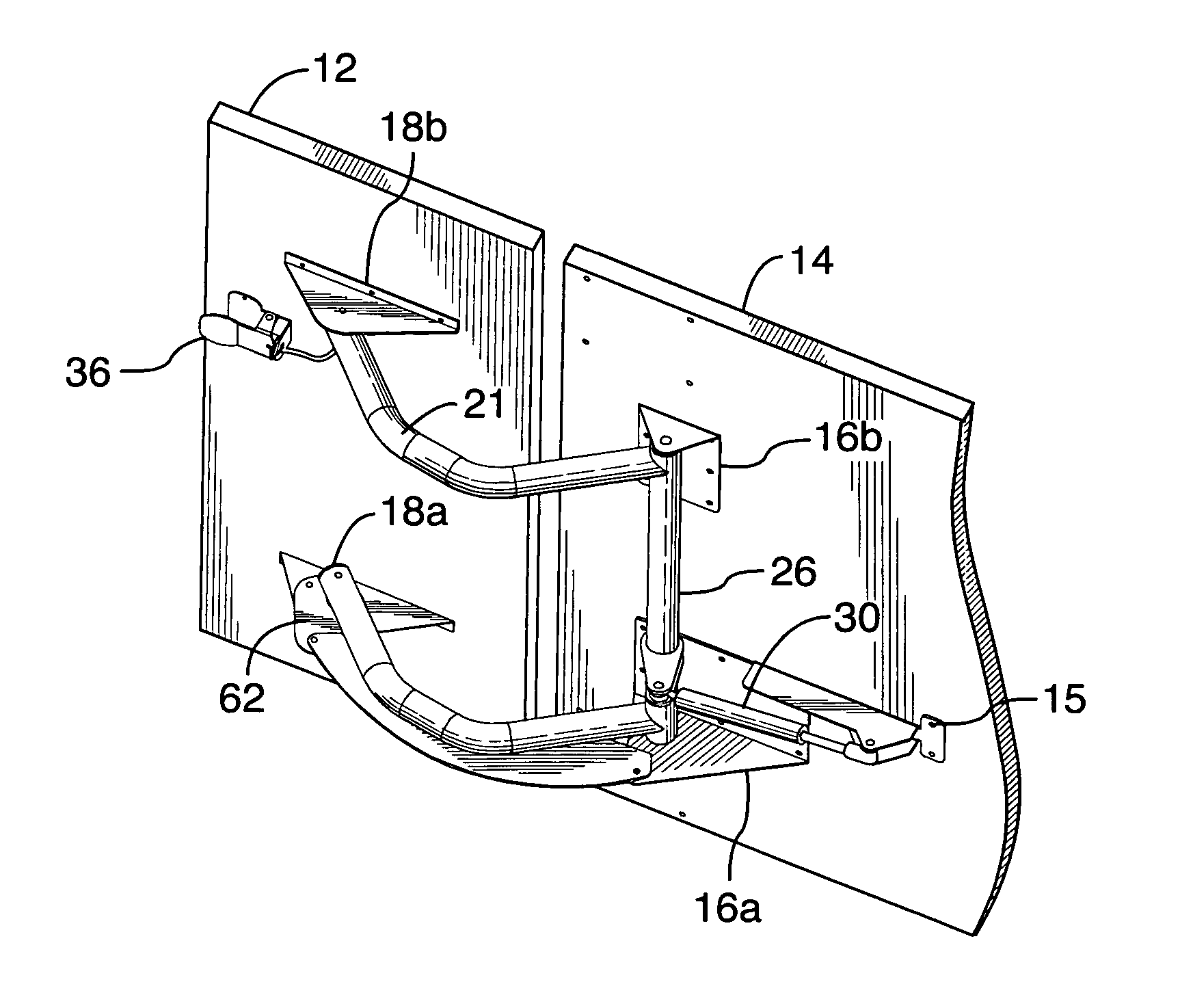 Adjustable work surface support