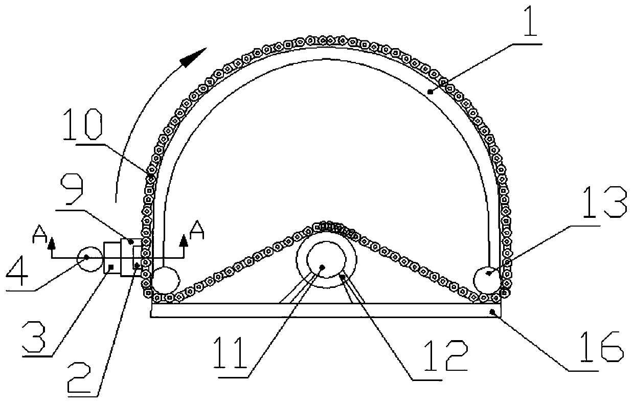 Earth excavation tool for subsurface tunnel and earth excavation method of earth excavation tool