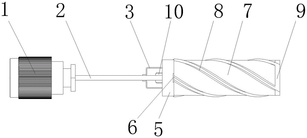 Four-wall helical antenna