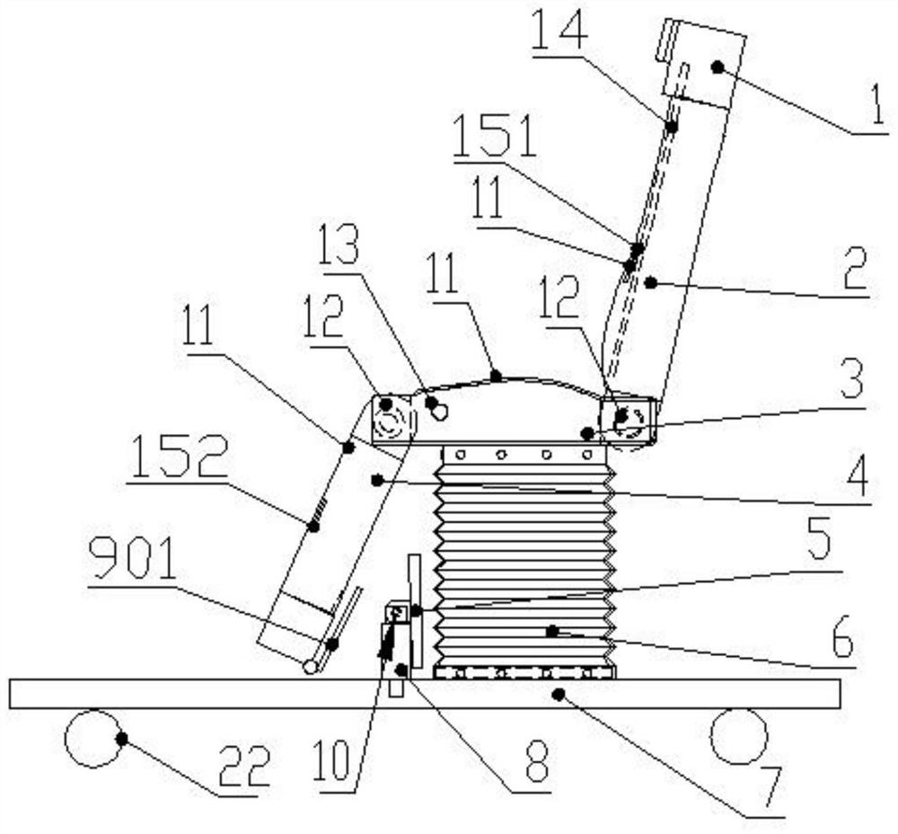 Self-adaptive adjusting chair and automatic adjusting method