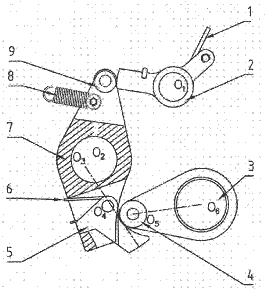 Breaking operating device for circuit breaker