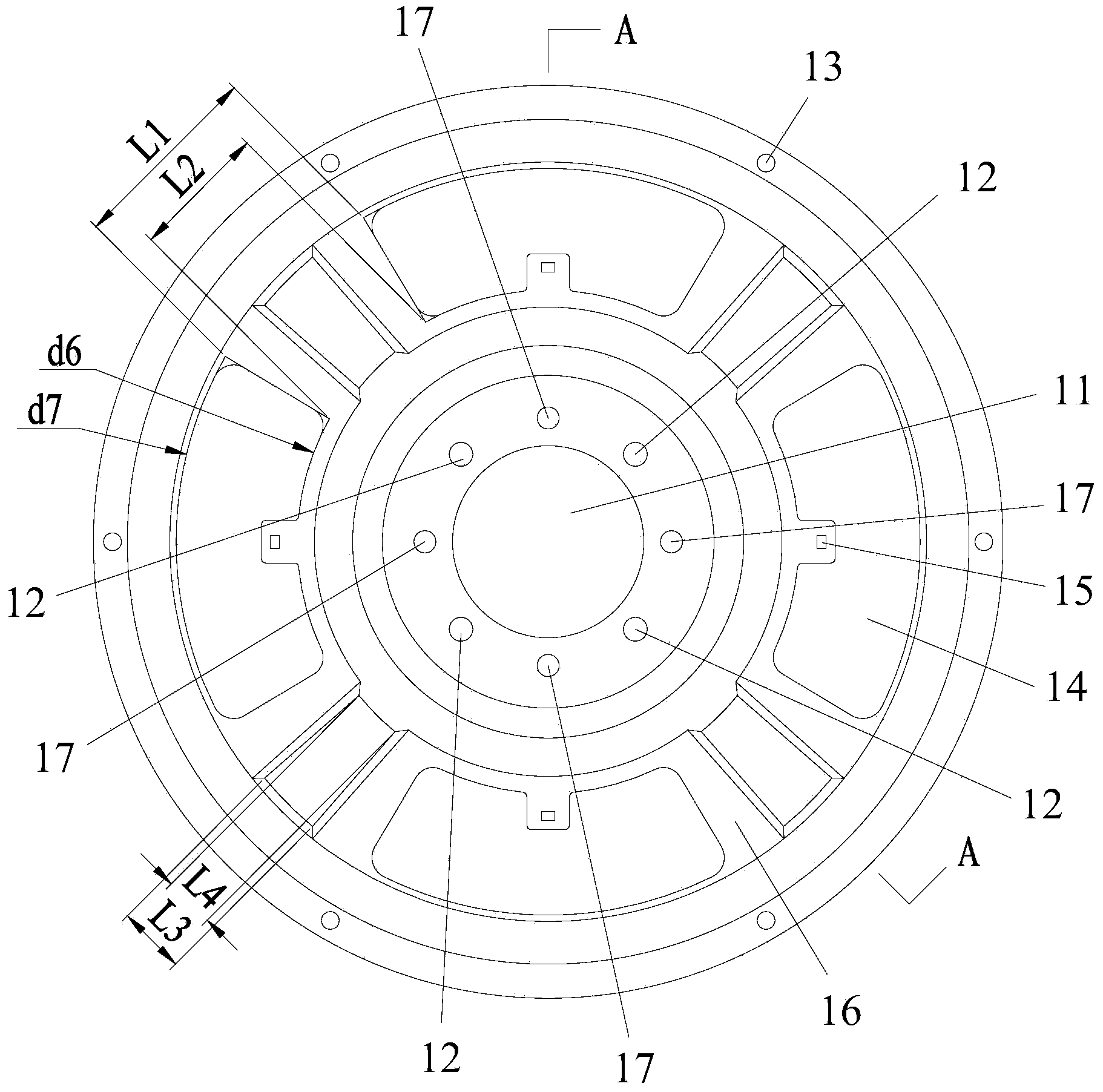 Full-lug-pattern basin stand production process