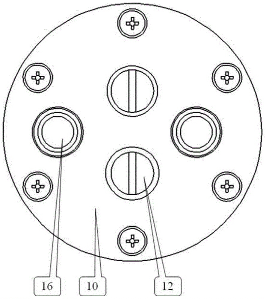 Blind plug-in power-on structure of internal defect detector in oil and gas pipeline