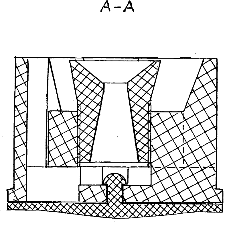 Device for preventing mud sand from entering bottom end of buoyancy vertical pipe of net cage frame