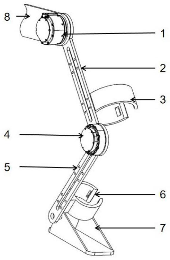 Lower limb active exoskeleton for earth surface weightlessness training