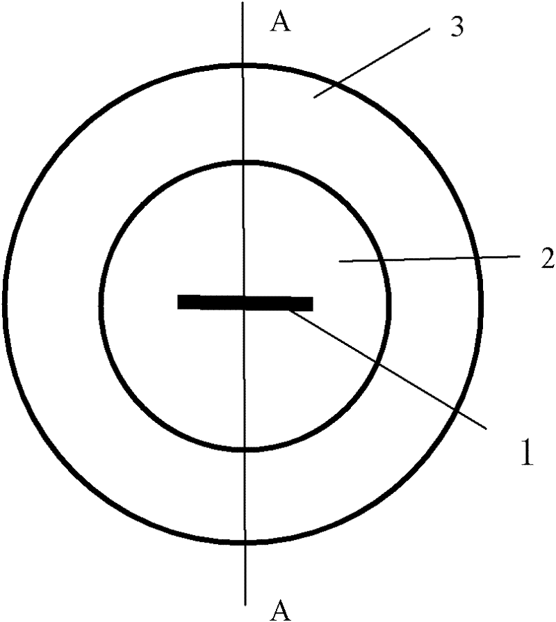 Quartz rod structure for changing refractive index profile by external exposure method