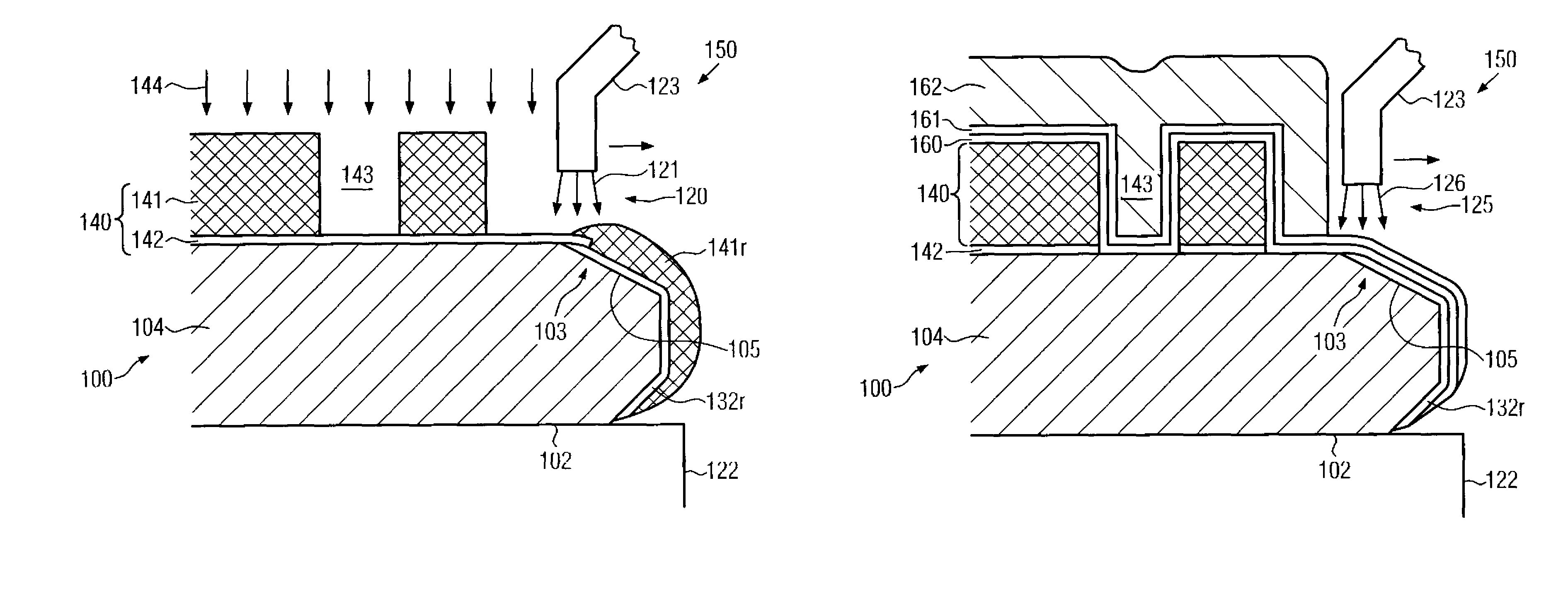 Method of reducing contamination by providing an etch stop layer at the substrate edge