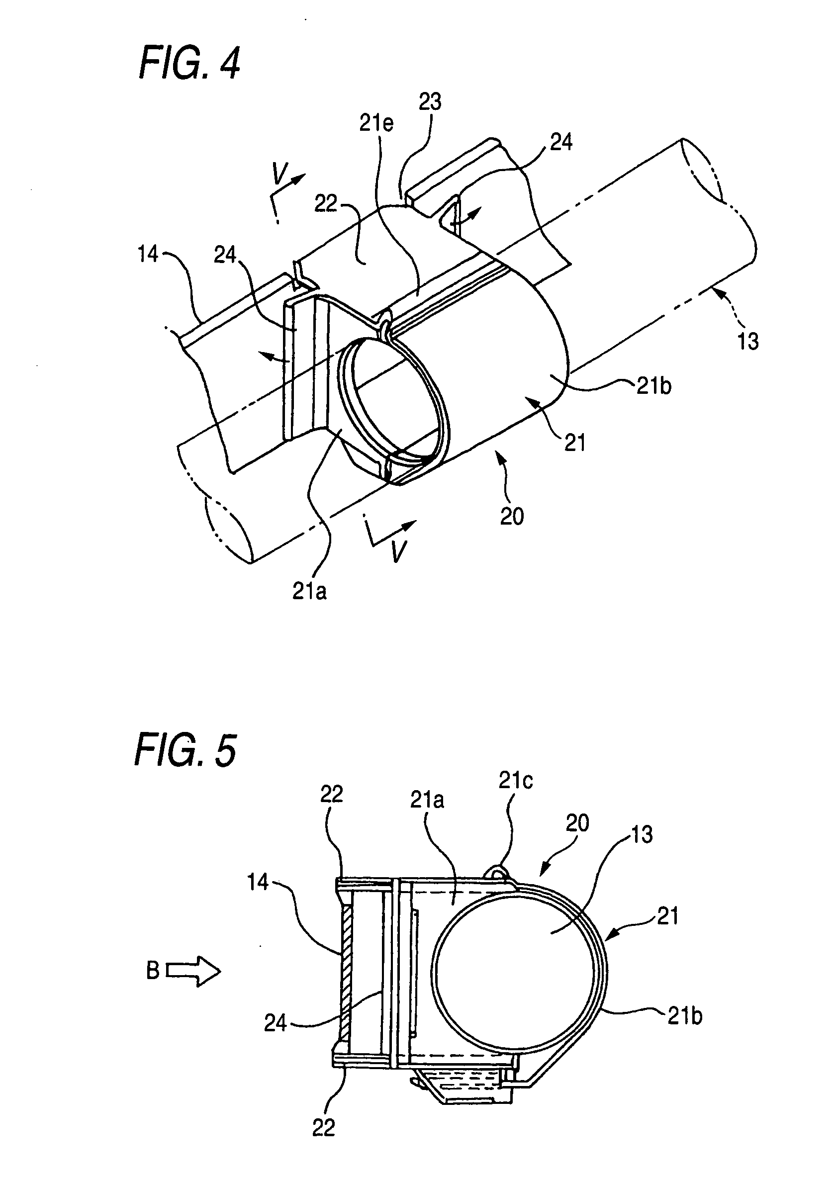 Grommet-mounting structure and grommet