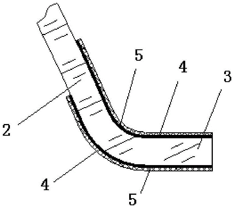 Method for preventing installation curved surface of organic glass observation window of airplane from cracking