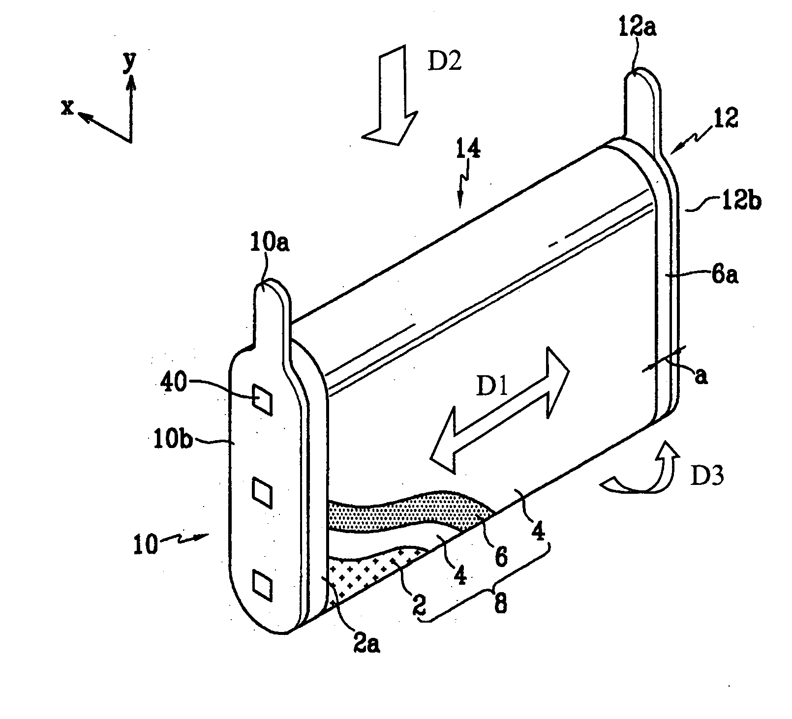 Electrode package and secondary battery using the same