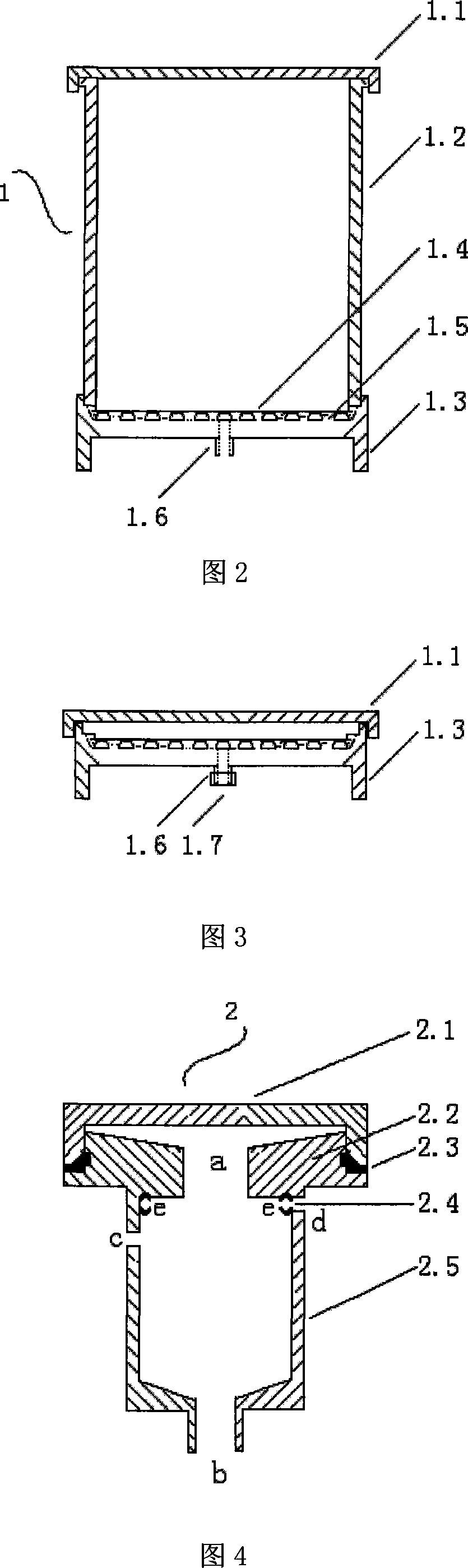 Vacuum thin film filtration and microbial cultivation device