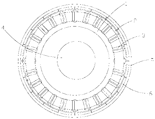 Direct current polyphase machine