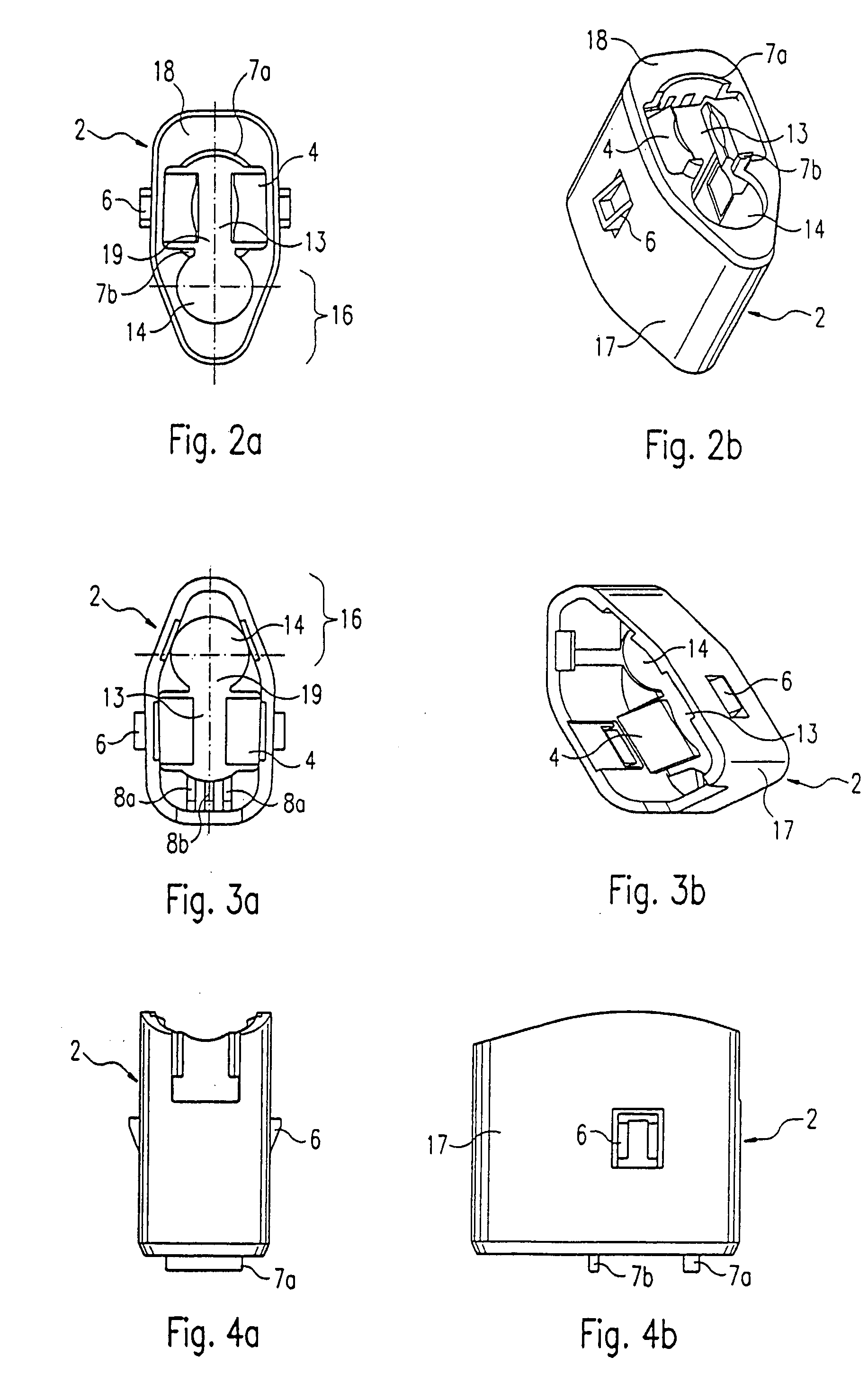 Pedal with fastening clip for push rod