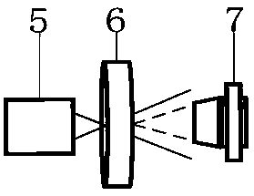 Super-resolution device based on annular optical tweezers and dark field microscopy and resolution method thereof