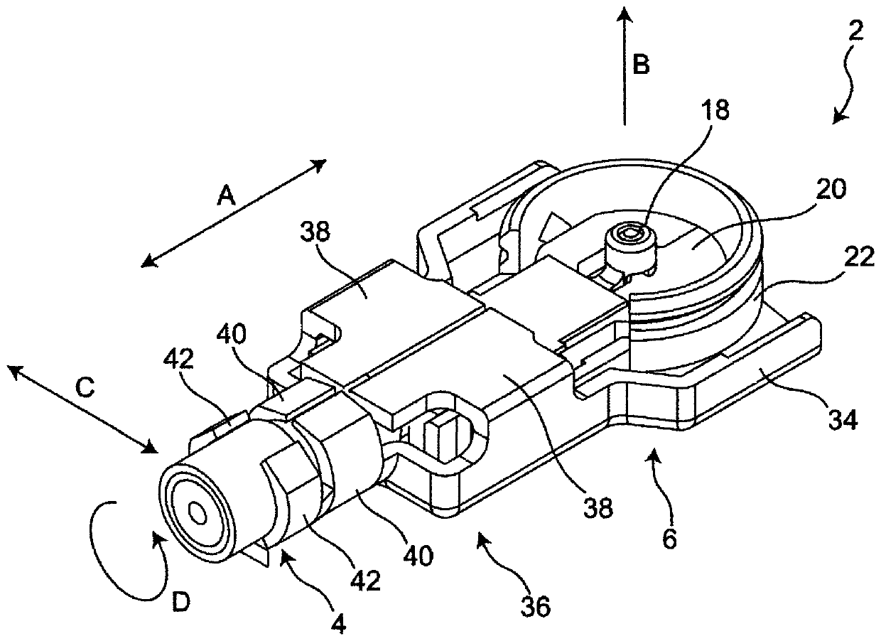 L-type coaxial connector, and l-type coaxial connector having coaxial cable