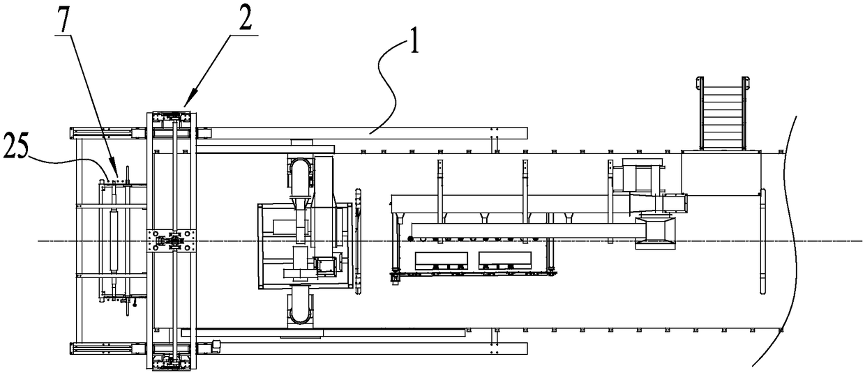 Plate roller automatic replacing equipment for satellite type flexo printing machine