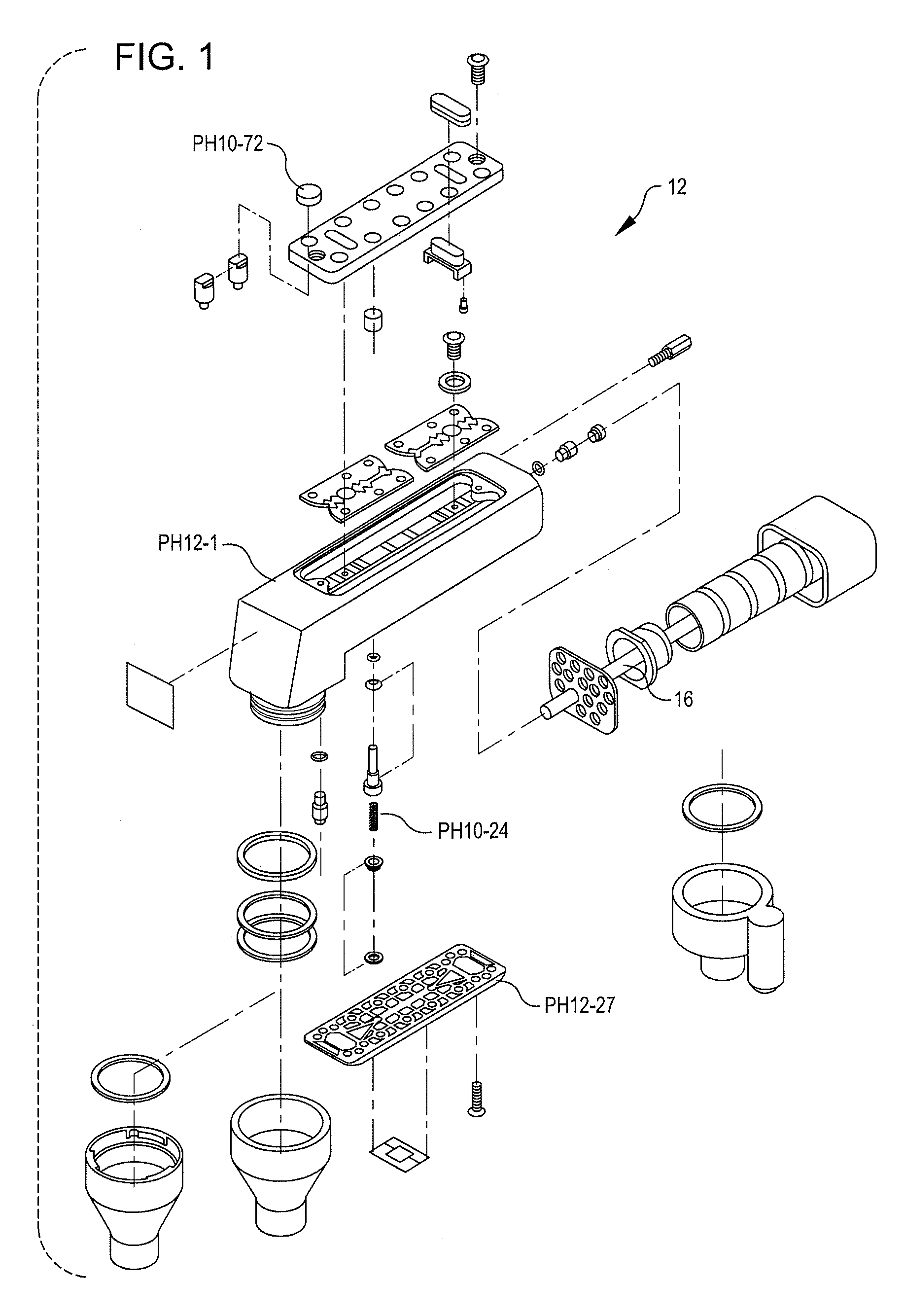 Locking access plug for a bar gun